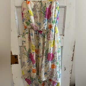 Hi-Lo Floral Dress